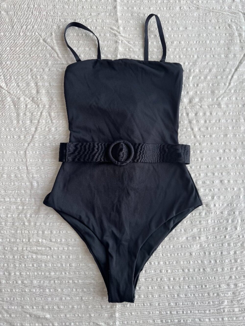 SKIMS Sculpting Swim Strapless One Piece in Onyx Size Small